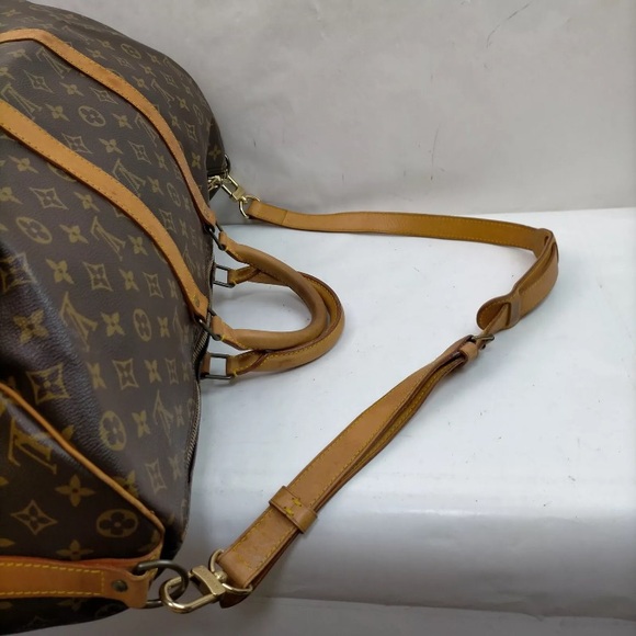 Louis Vuitton LV Boston Bag  Keepall Bandouliere 50 Brown Monogram - Picture 6 of 10